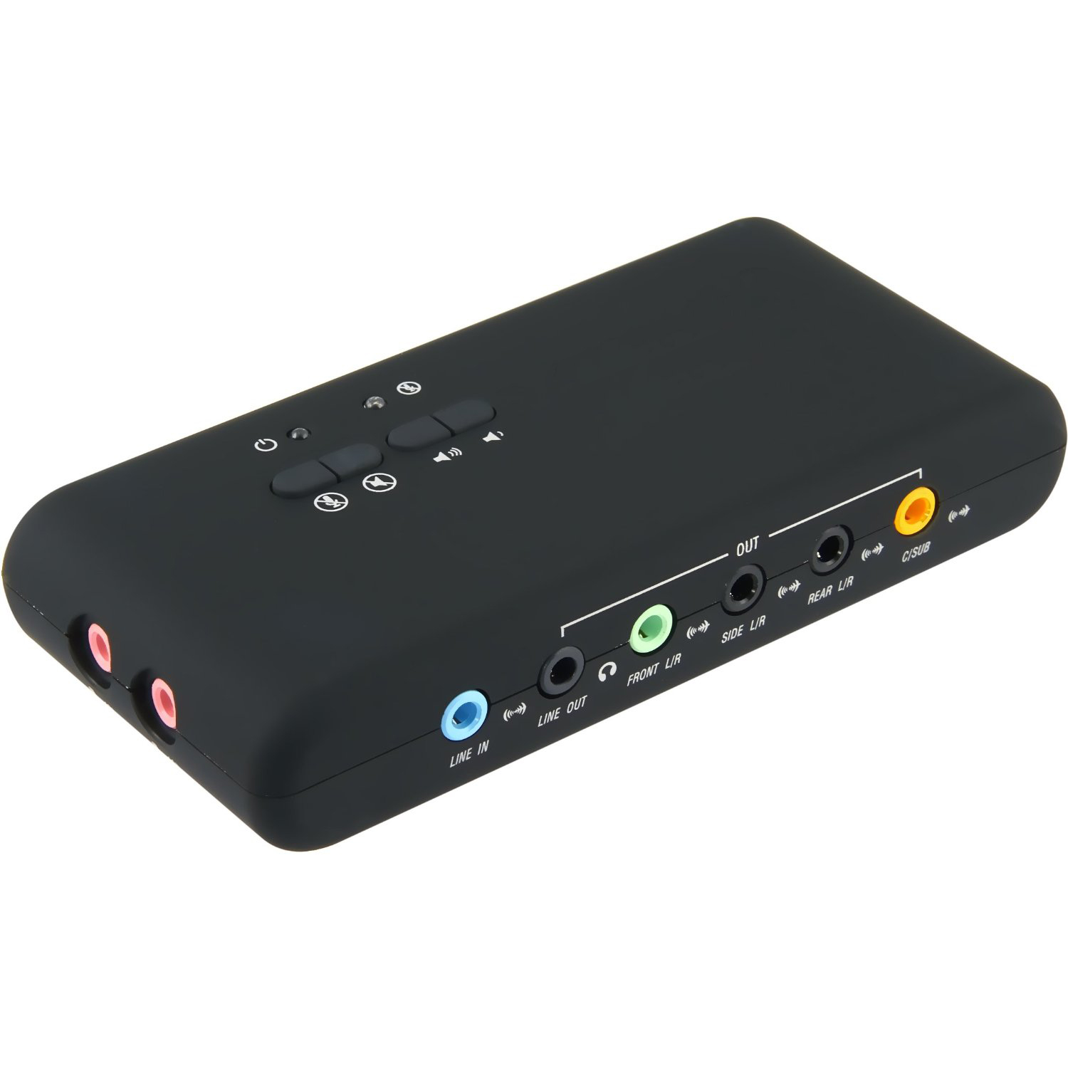 Påstand Skænk Skubbe 7 Channel External Sound Card USB 2.0 External 7.1 Surround Sound Optical  S/PDIF Audio Sound Card Adapter - Sound Adapters - 纽曼博科技公司